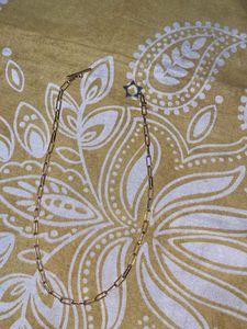 Gold-toned Paperclip Chain