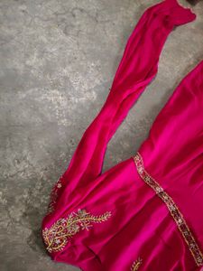 Elegant Pink Ethnic Gown