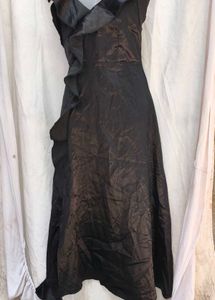 I. Elegant Black Ruffle Dress