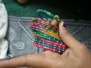 Vibrant Stackable Beaded Bangles