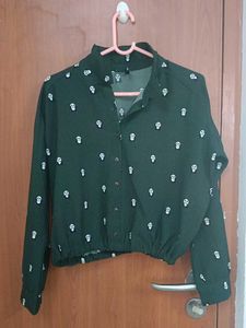 panda Crop Shirt