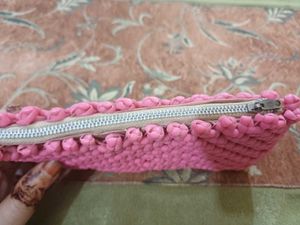 Vintage Chic Pink handmade clutch