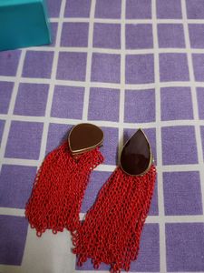 stylish Red Earrings