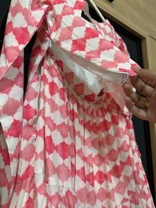 Boho Tiered Midi Skirt with blouse