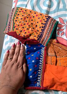 Navratri Choli Blouse Gamathi Style Handworked