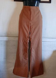 Brown Wide Leg Trousers