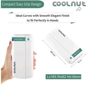 Coolnut 20000 mAh Power Bank (White, Lithium Ion)