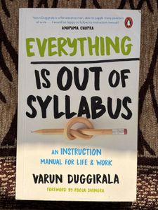 Everything Is Out Of Syllabus | Book By Varun D.