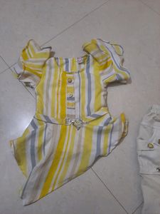 Baby Girl Top And Jean's Set