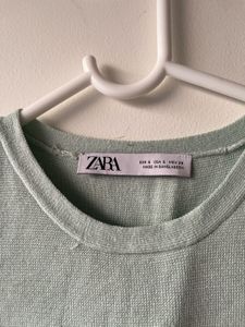 Zara Mint Green Crop Top