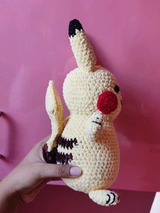 Crocheted Pikachu Plushie