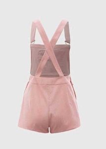 Cute Strawberry Courdoy Playsuit
