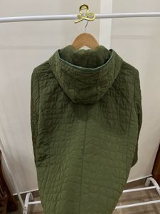 GAFFY SPORT OLIVE GREEN QUILTED HOODED JACKET