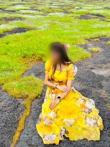 Vibrant Yellow Floral Maxi Dress