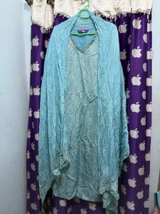 Libas Woven design silk blend kurta set