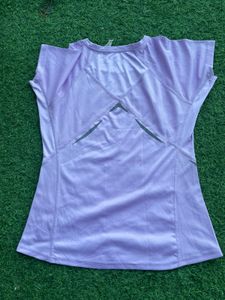 Lavender Workout Top - 'Push Yourself'