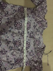 Boho Floral Print Tiered Kurta