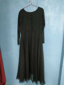 Beautiful black georgette Gown