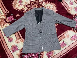 luxurious Classic Plaid Blazer