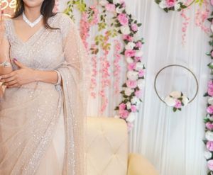 SALE Sequin SINDH Saree- 2hrs used