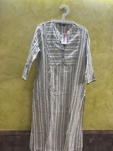 Striped Cotton Kurta for Women