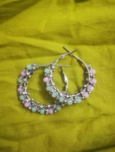 Sparkling Hoop Earrings