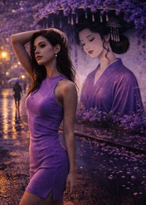 Lavender Mini Dress || Japanese preference ✨