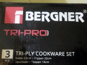 Bergner Tri-Ply Cookware Set