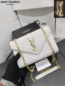 YSL CASSANDRE ENVELOPE CHAIN SLING* WD BOX