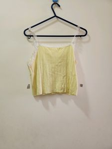 Coquette Creme lace top