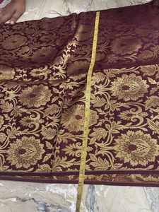 Brocade fabric with Dupatta &amp; sleeves