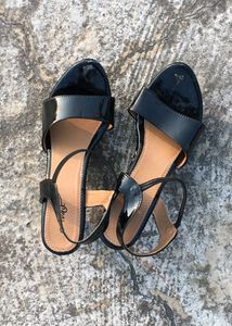 Block Strap Heels