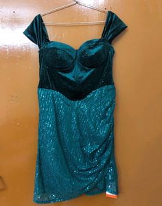 Sparkly Sequin Velvet Dress