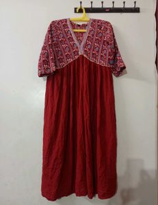 Boho Red Ethnic Kurta ❤