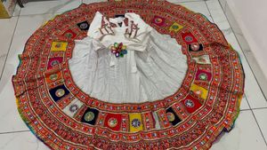 Vibrant Embroidered Lehenga Choli Set