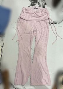 Pink Flared Lounge Pants