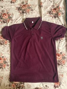 Men's Burgundy Polo Shirt
