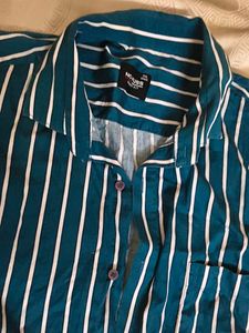Men's Striped Collared Shirt