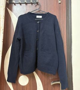 💙Navy blue Sweater Cardigan