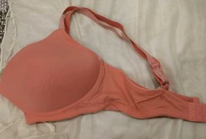 Comfortable Coral Tshirt Bra