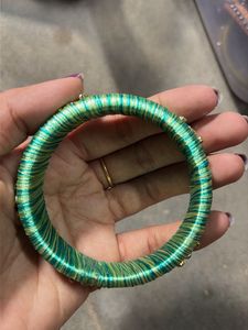 Beautiful Green Silk Thread Bangles