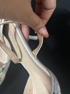 Floral Kitten Heels