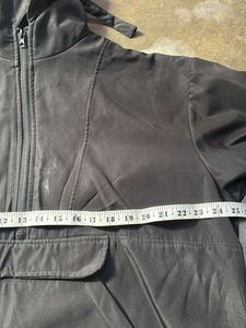 Black Pullover Anorak Jacket