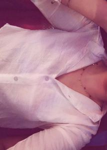 Stylish White Button-Up Shirt