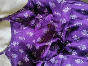Purple short kurti