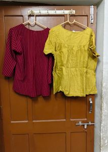 Set of 2 Trendy Women's Tops