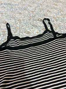 Striped Crop Tank Top