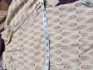 Printed Beige Kurta
