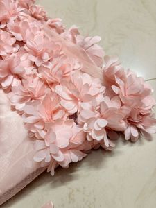 Beautiful Pink Lace Flower Girl Dress