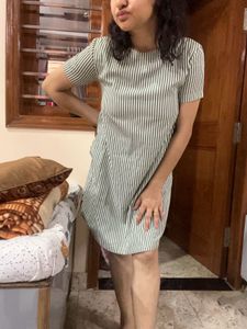 Striped Short Sleeve Casual Dress✨
